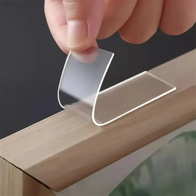 C5 Reusable Double Sided Tape Transparent Nano Glue Tape Seamless Self Adhesive Waterproof Seamless Wall Stickers Washable Tape
C5 Reusable Double Sided Tape Transparent Nano Glue Tape Seamless Self Adhesive Waterproof Seamless Wall Stickers Washable Tape