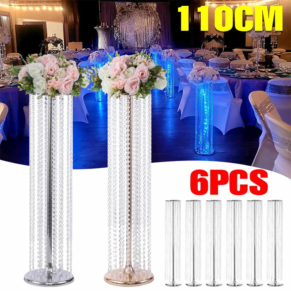6 PCS 110CM Diameter Crystal Wedding Road Lead Acrylic Table Centerpiece Flower Stand For Event Party Decoration
6 PCS 110CM Diameter Crystal Wedding Road Lead Acrylic Table Centerpiece Flower Stand For Event Party Decoration