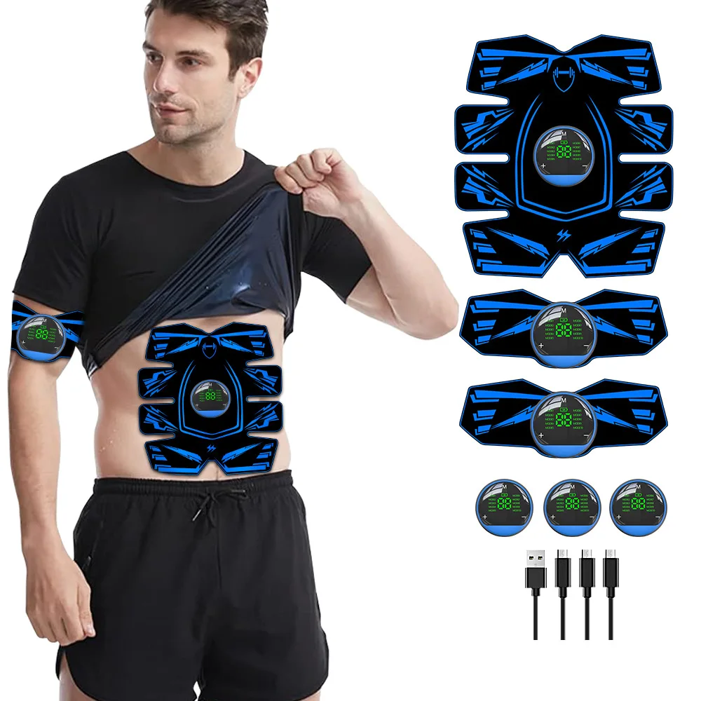 EMS Ab Stimulator Belt Abs Trainer Waist Trainer 8-Pack Abdominal Toner Home Fitness Portable Core Training Equipment
EMS Ab Stimulator Belt Abs Trainer Waist Trainer 8-Pack Abdominal Toner Home Fitness Portable Core Training Equipment