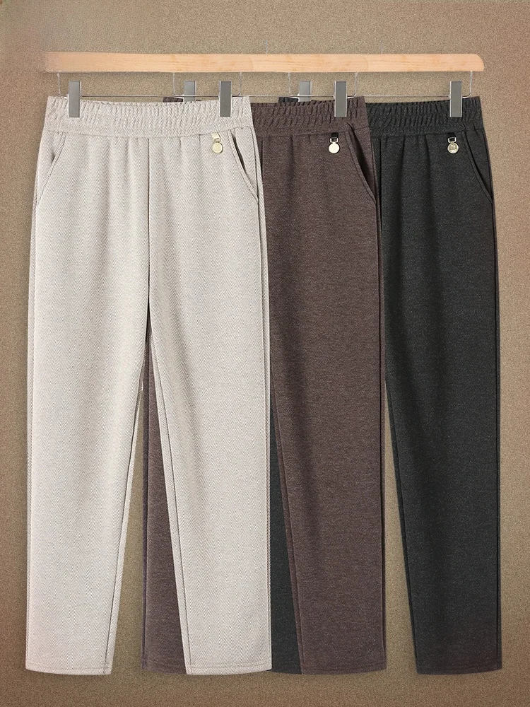 Casual Harlan Pants for Women over 50 Spring Autumn Outerwear Mid-Aged And ly Loose Elastic Waist Wide Leg Pants
Casual Harlan Pants for Women over 50 Spring Autumn Outerwear Mid-Aged And ly Loose Elastic Waist Wide Leg Pants