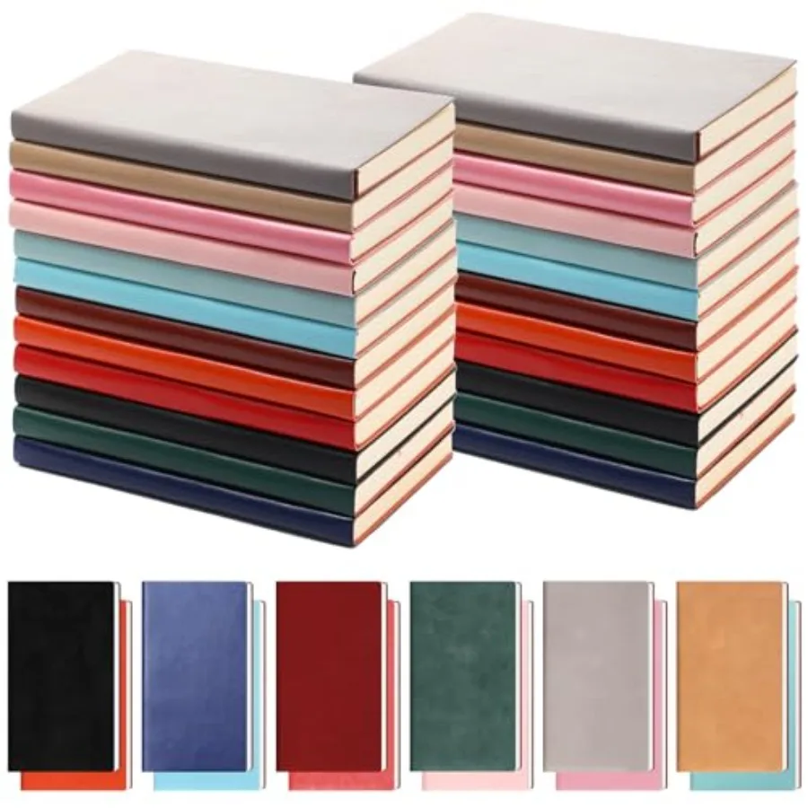 36 Pcs Pocket Notebook Journals Bulk 4x7 inch Small Leather Lined Notebooks Mini Cute Ruled Notepad for Writing 200 Pages Offic
36 Pcs Pocket Notebook Journals Bulk 4x7 inch Small Leather Lined Notebooks Mini Cute Ruled Notepad for Writing 200 Pages Offic