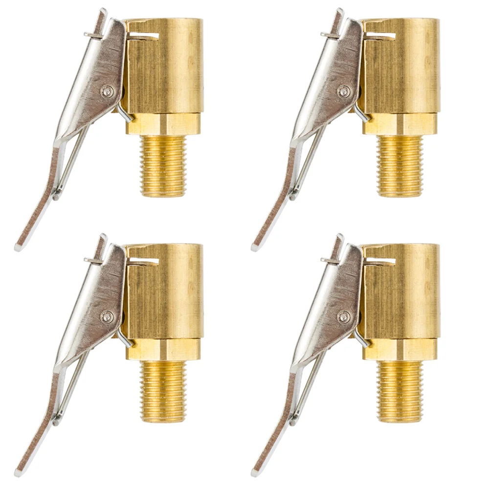 4 Pcs Car Inflatable Chuck Pump Accessories Air Nozzle Accesories Aluminum Clips Tire Inflator Copper
4 Pcs Car Inflatable Chuck Pump Accessories Air Nozzle Accesories Aluminum Clips Tire Inflator Copper