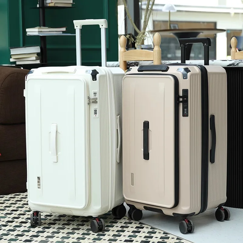 Большой вместительный женский чемодан-роллер 20 дюймов с расширением до 28 дюймов, с боковым открытием, для путешествий
Большой вместительный женский чемодан-роллер 20 дюймов с расширением до 28 дюймов, с боковым открытием, для путешествий