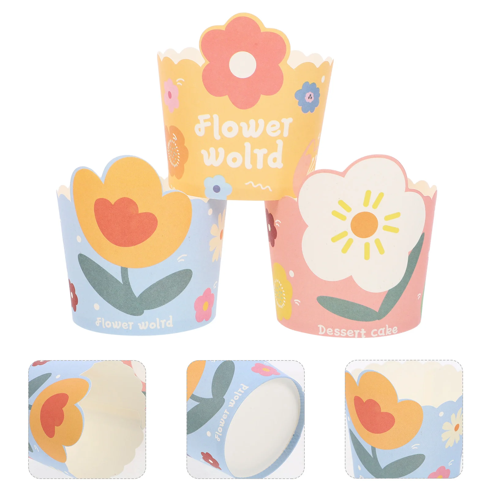 75 Pcs Cake Cups Cupcake Wrappers Baking Cups for Oven Liners Holders Disposable Simple Practical Rich Colors Daily 
75 Pcs Cake Cups Cupcake Wrappers Baking Cups for Oven Liners Holders Disposable Simple Practical Rich Colors Daily