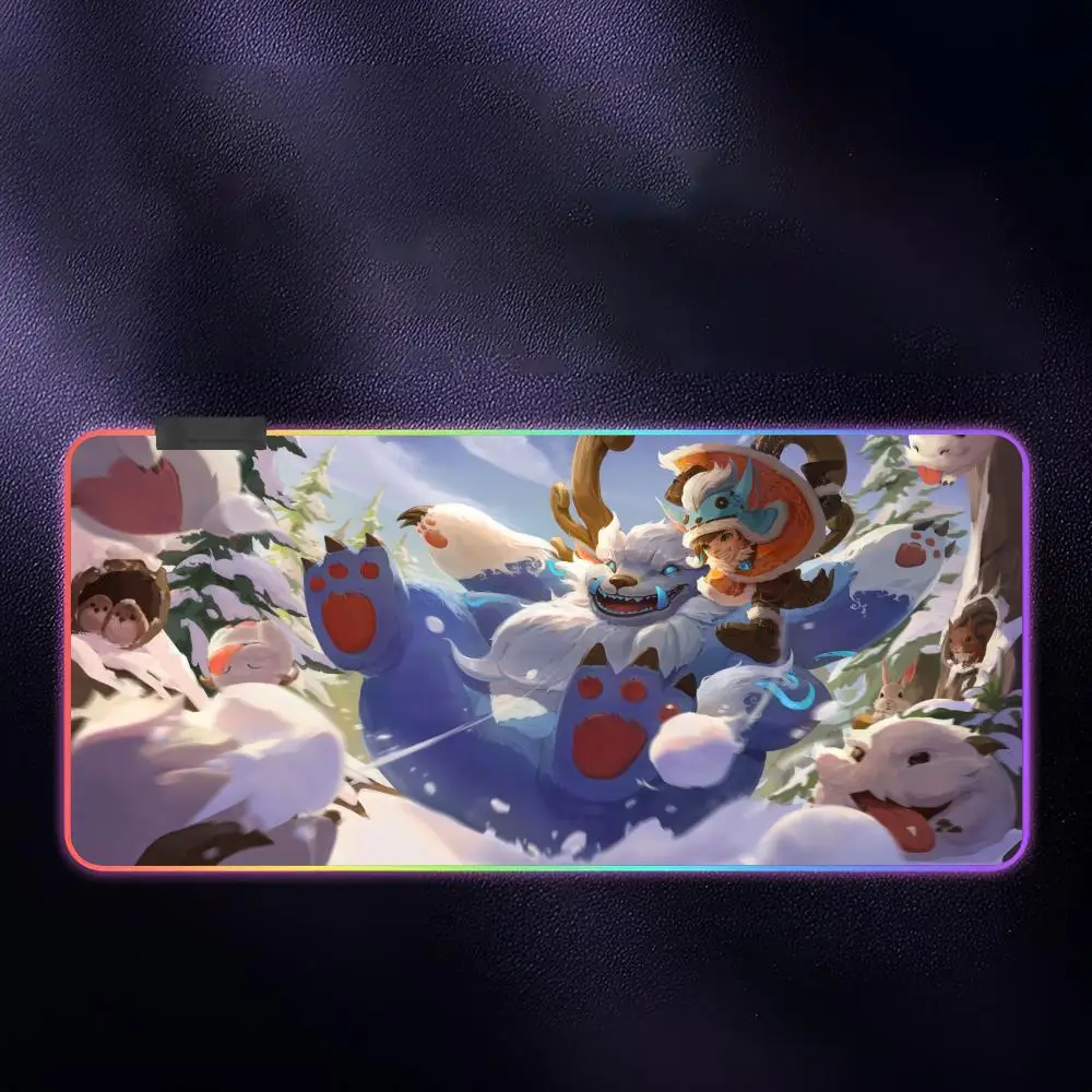 N-Nunu Olaf Orianna Mouse Pad RGB Gaming Mousepad LED Large Games Mouse pads XXL Keyboard Pad Luminous Desk Mat Backlit
N-Nunu Olaf Orianna Mouse Pad RGB Gaming Mousepad LED Large Games Mouse pads XXL Keyboard Pad Luminous Desk Mat Backlit