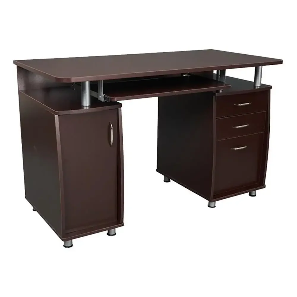 48 Wide Home Office Computer Desk in Gray with CPU Storage Cabinet and Hanging File Cabinet, Brown
48 Wide Home Office Computer Desk in Gray with CPU Storage Cabinet and Hanging File Cabinet, Brown
