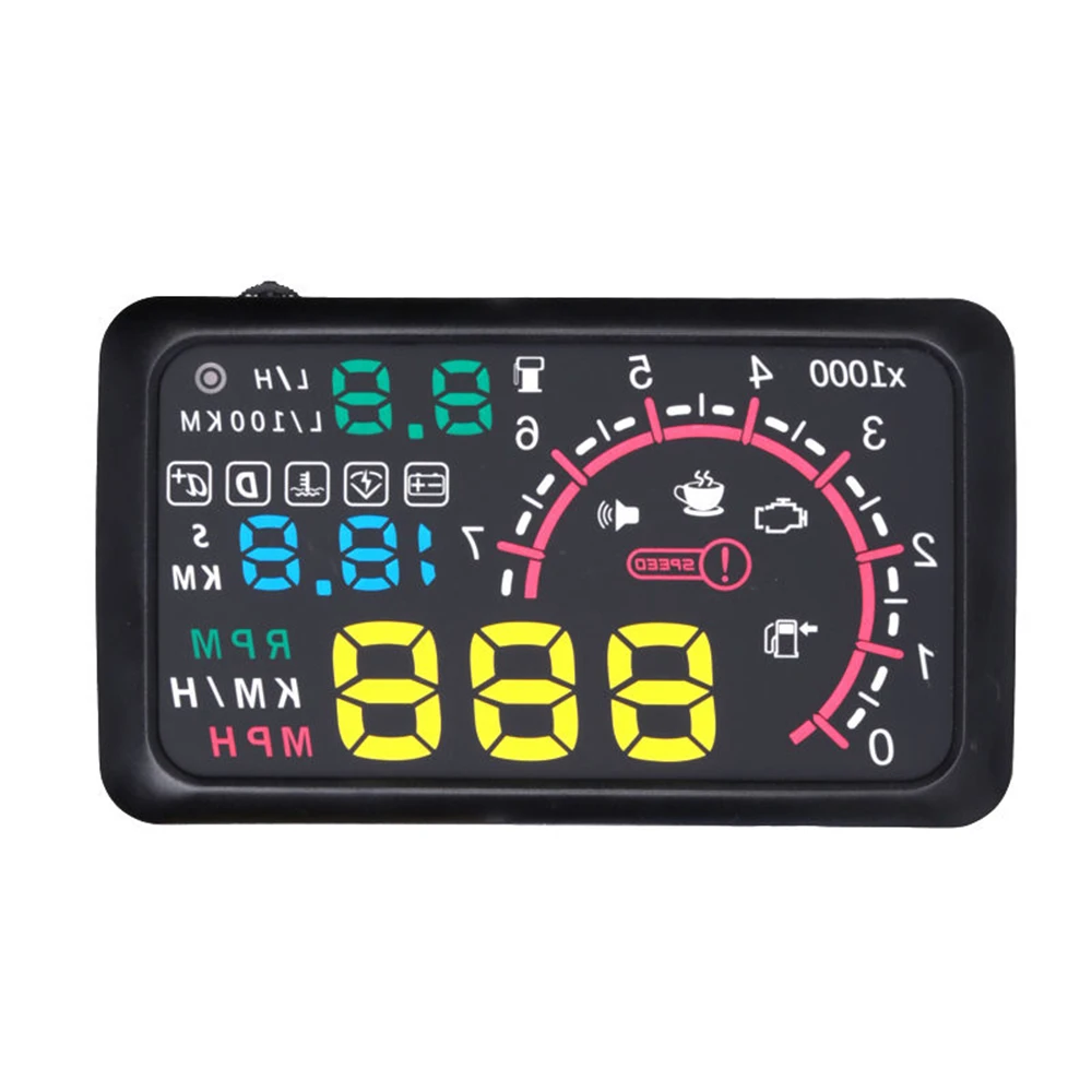 Universal 5.5 Inch Car HUD Head Up Display OBDII Interface KM/h & MPH Speed Warning System on-board computer OBDii
Universal 5.5 Inch Car HUD Head Up Display OBDII Interface KM/h & MPH Speed Warning System on-board computer OBDii