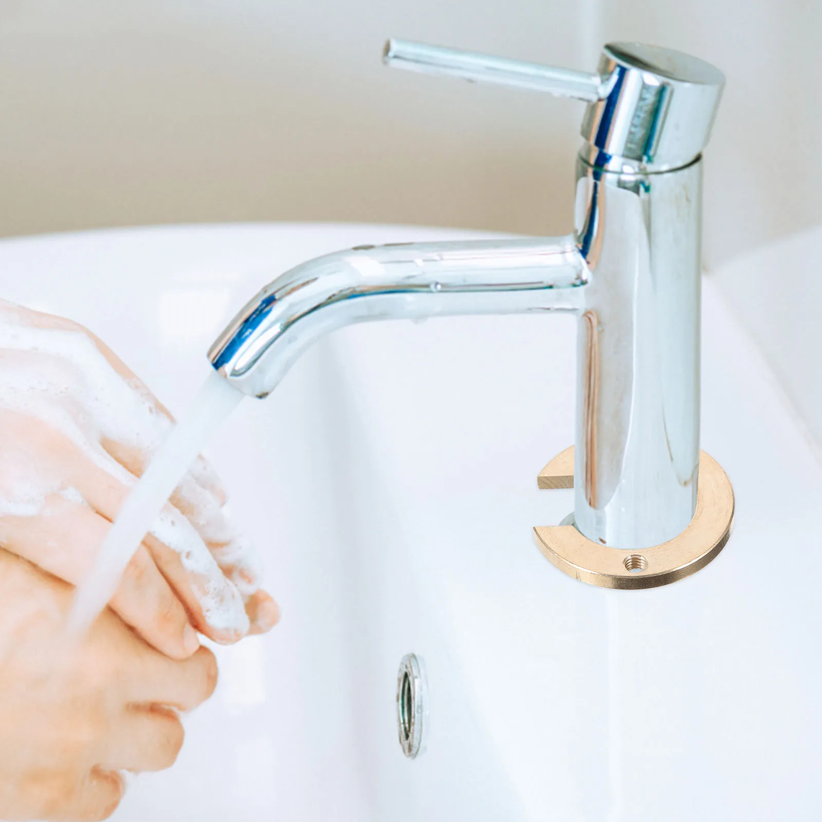 1 Set Brass C-Shaped Faucet Lock Nut Silicone Washer Anti-Loosening Fixing Tool For Kitchen Sink Tap Mounting Repair Fastening
1 Set Brass C-Shaped Faucet Lock Nut Silicone Washer Anti-Loosening Fixing Tool For Kitchen Sink Tap Mounting Repair Fastening