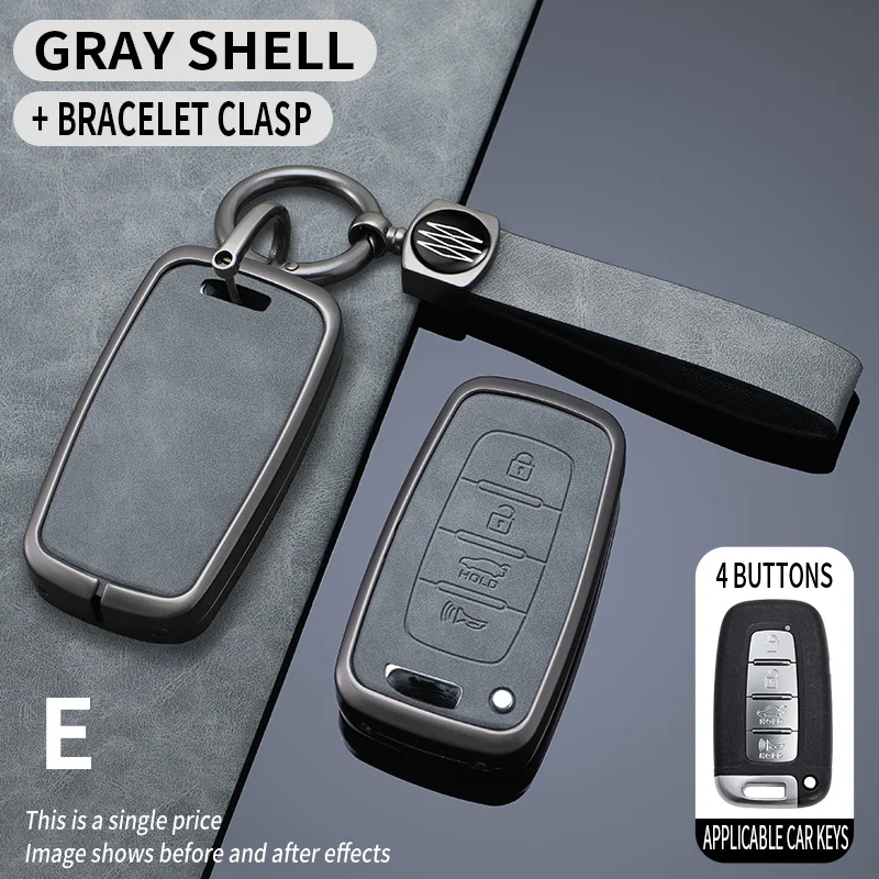 Metal Alloy+Leather Car Key Case Cover For Hyundai Solaris HB20 i30 Veloster SR ix35 Elantra Accent For KIA RIO Sportage K2 K3
Metal Alloy+Leather Car Key Case Cover For Hyundai Solaris HB20 i30 Veloster SR ix35 Elantra Accent For KIA RIO Sportage K2 K3