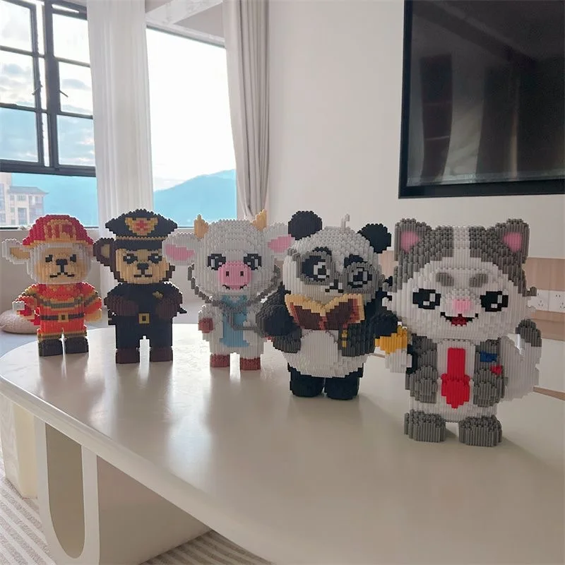 30cm New Creative Cute Animal Rabbit Panda Professional Small Particle Building Blocks DIY Creative 3D Model Children's Toy Gift
30cm New Creative Cute Animal Rabbit Panda Professional Small Particle Building Blocks DIY Creative 3D Model Children's Toy Gift