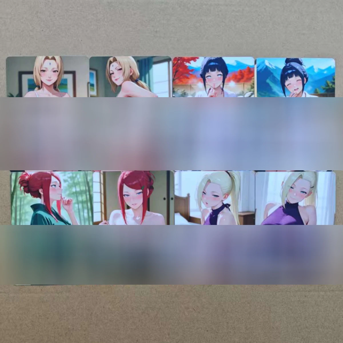 8Pcs/set Card Naruto Hinata Sakura Tsunade Ino Tenten Kushina Kurenai DIY PTCG Cards Boy Animation Collection Card 18+
8Pcs/set Card Naruto Hinata Sakura Tsunade Ino Tenten Kushina Kurenai DIY PTCG Cards Boy Animation Collection Card 18+