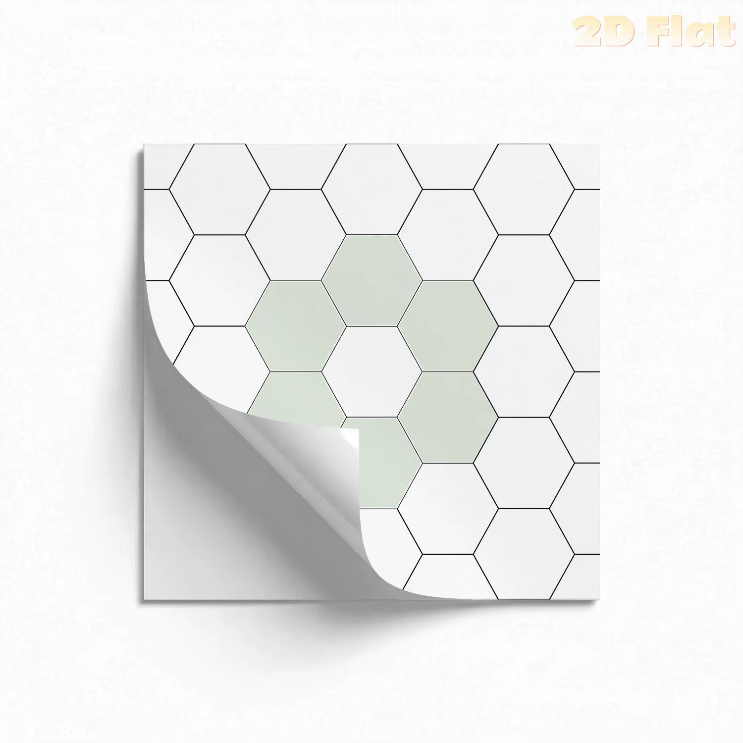 Soft Green & White Hex Floor Decals, Easy-to-Install Peel and Stick Tiles, 20/30cm Square, Waterproof for DIY Home Renovation
Soft Green & White Hex Floor Decals, Easy-to-Install Peel and Stick Tiles, 20/30cm Square, Waterproof for DIY Home Renovation