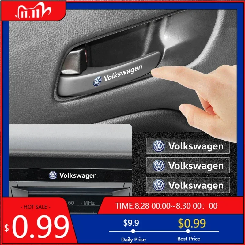 VW GTI GOLF 2026 Hot For VW VOLKSWAGEN 1/2/5/10Pcs PVC Car Door Handle Badge Protector Decal Wiper Sticker For Volkswagen VW Tou
VW GTI GOLF 2026 Hot For VW VOLKSWAGEN 1/2/5/10Pcs PVC Car Door Handle Badge Protector Decal Wiper Sticker For Volkswagen VW Tou