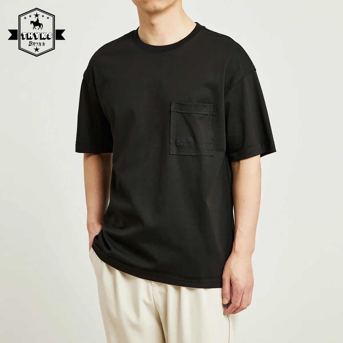 100% Pure Cotton T-Shirts Men Ice Cool Feeling Short Sleeve Patchwork Casual Soild O-Neck T-Shirt Male Streetwear Retro Tees Top
100% Pure Cotton T-Shirts Men Ice Cool Feeling Short Sleeve Patchwork Casual Soild O-Neck T-Shirt Male Streetwear Retro Tees Top
