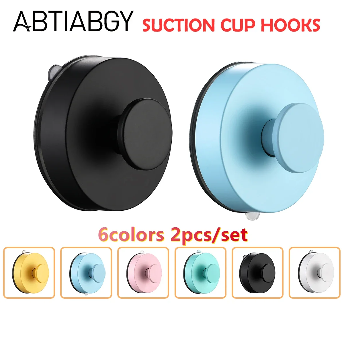 2pcs Mix Strong Vacuum Suction Cup Reusable Heavy Duty Wall Hook Hanger For Bathroom Kitchen Shower 6 Colors Wall coat hanger
2pcs Mix Strong Vacuum Suction Cup Reusable Heavy Duty Wall Hook Hanger For Bathroom Kitchen Shower 6 Colors Wall coat hanger