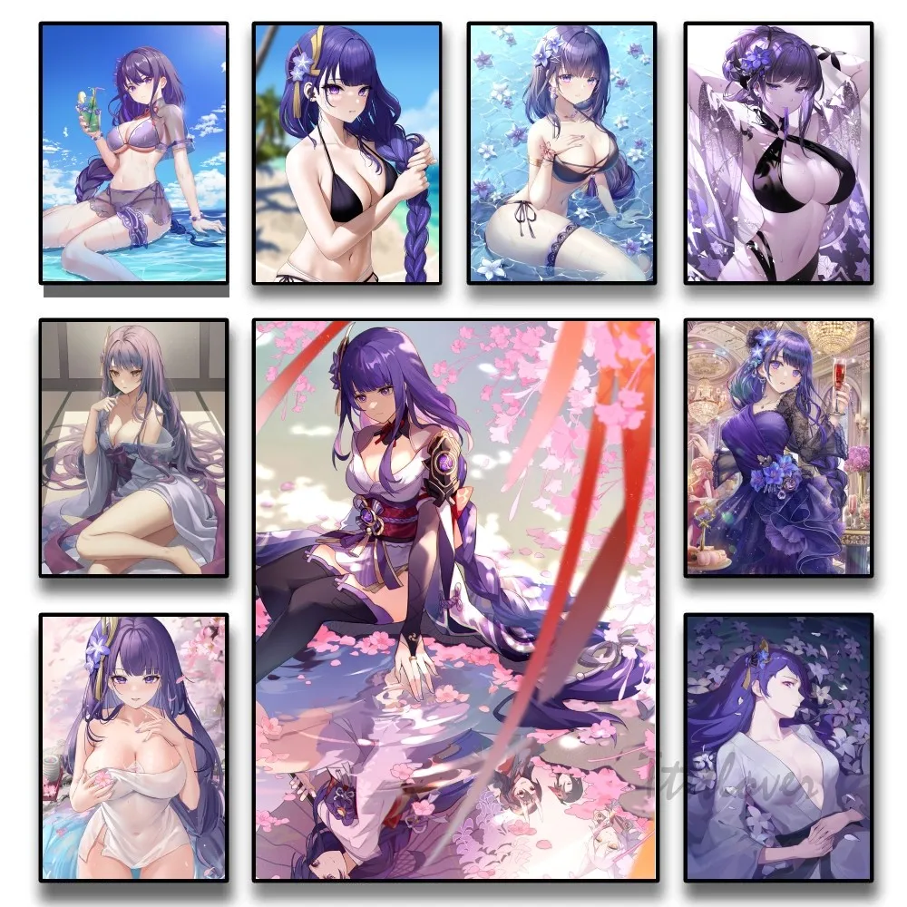 Raiden Shogun Genshin Anime Girl Sexy Poster Paper Print Home Living Room Bedroom Bar Restaurant Cafe Art Painting Decor
Raiden Shogun Genshin Anime Girl Sexy Poster Paper Print Home Living Room Bedroom Bar Restaurant Cafe Art Painting Decor
