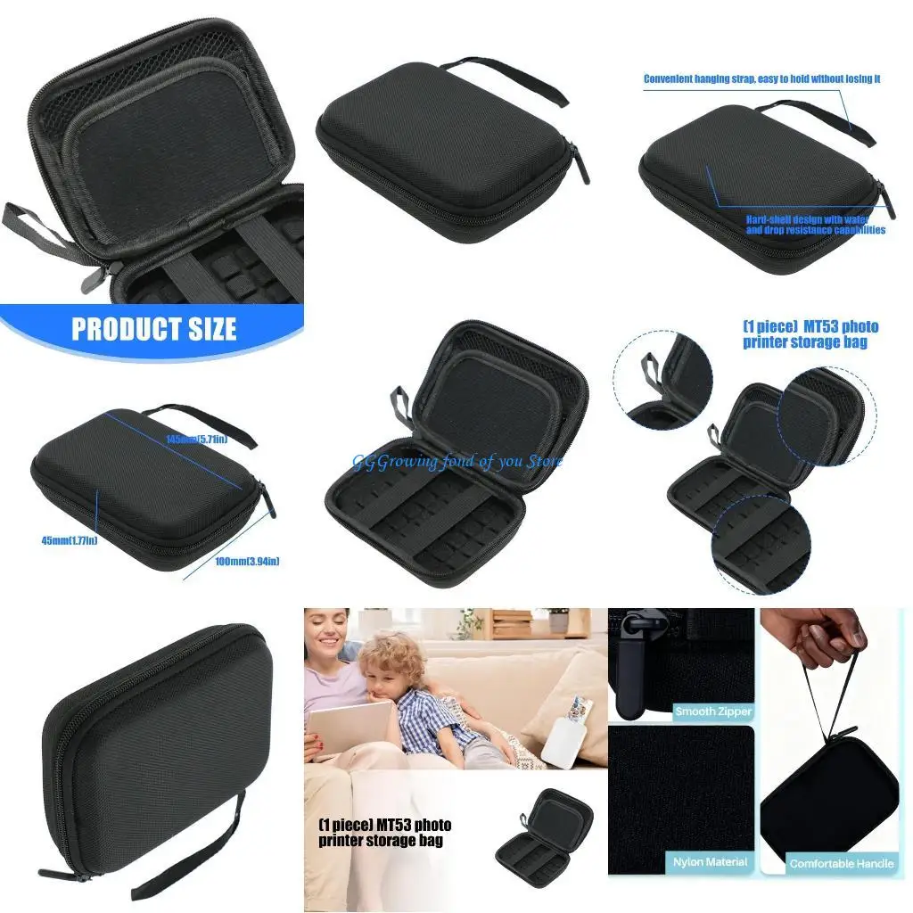 H9EB Durability Photo Printer Case EVA Shell for MT53 Printers Offering Full Protections
H9EB Durability Photo Printer Case EVA Shell for MT53 Printers Offering Full Protections