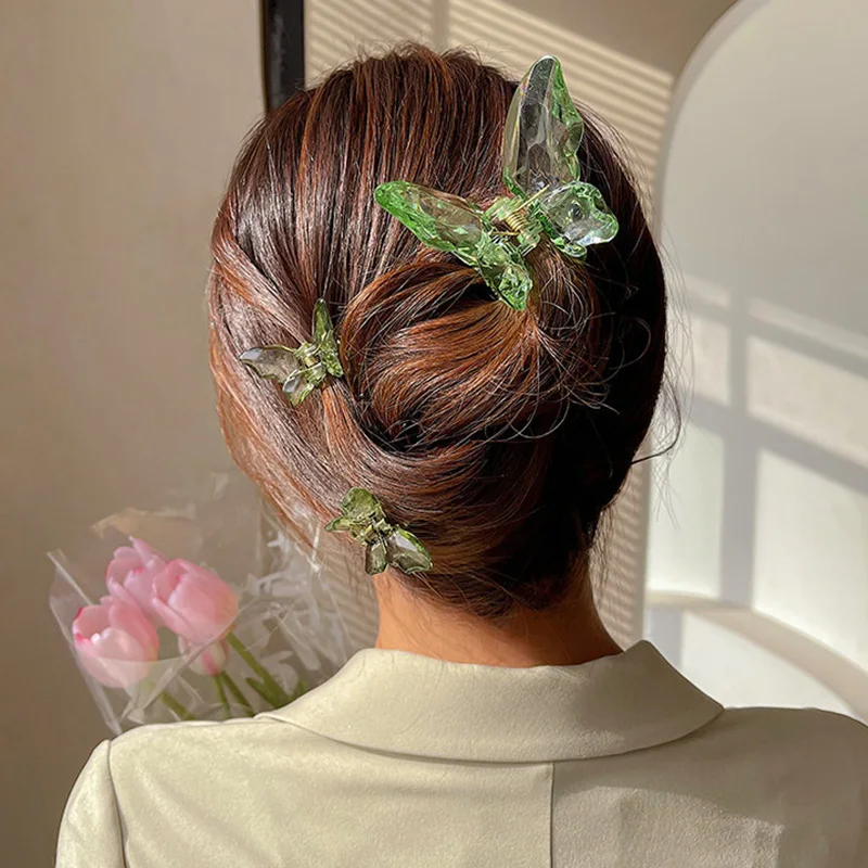 7 Styles Colorful Half Transparent Butterfly Hair Claw Clip Charming Women Daily Party Travel Birthday Decorative Barrette
7 Styles Colorful Half Transparent Butterfly Hair Claw Clip Charming Women Daily Party Travel Birthday Decorative Barrette