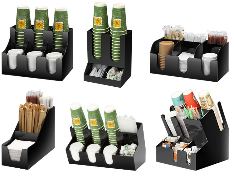 Multifunctional Paper Cup Holder Black Acrylic Paper Towel Straw Cup Holder Milk Coffee Dispenser Cup Store Storage Rack Holders
Multifunctional Paper Cup Holder Black Acrylic Paper Towel Straw Cup Holder Milk Coffee Dispenser Cup Store Storage Rack Holders