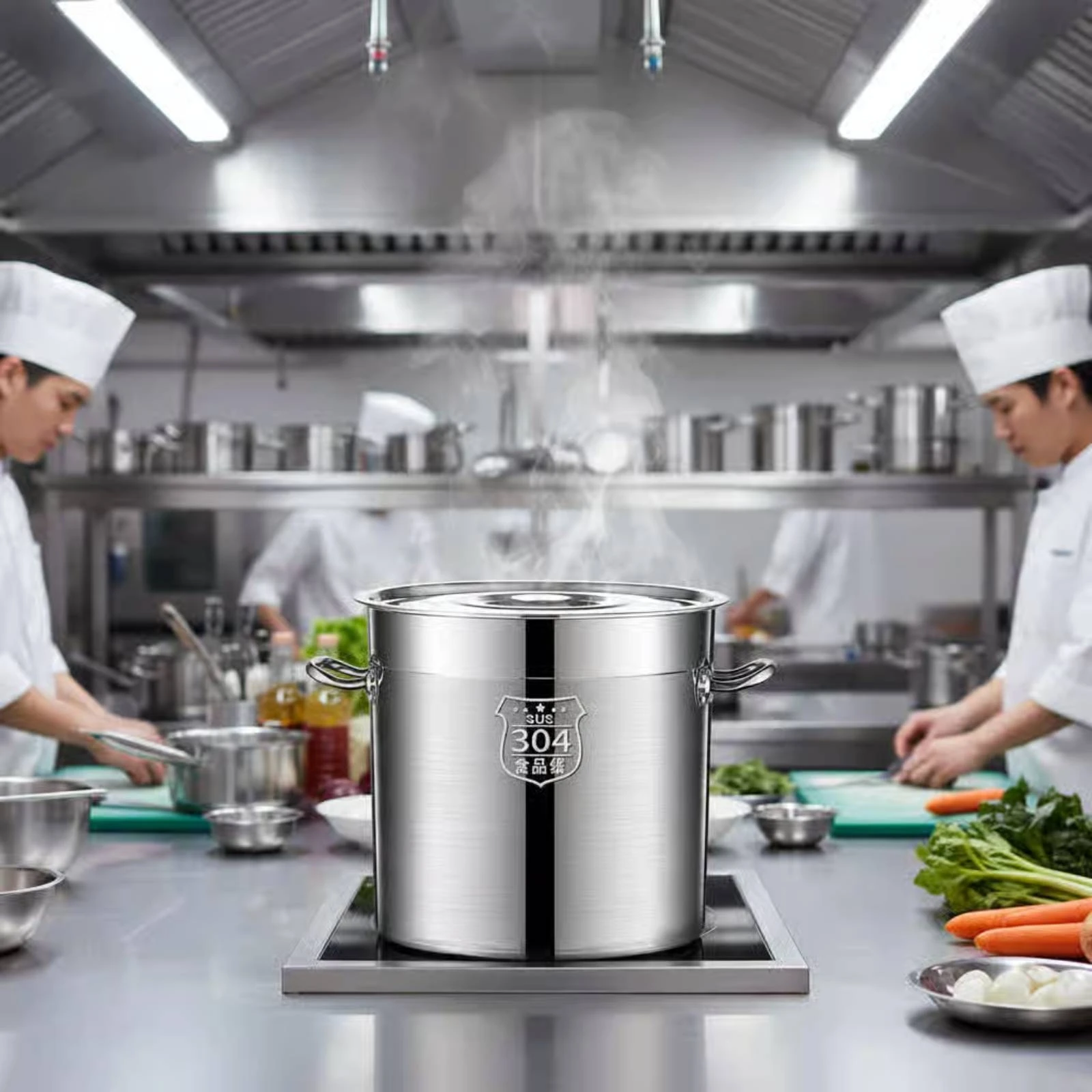 316 Stainless Steel Stock Pot Commercial Grade Large Stainless Steel Broth Pot Cookware Heavy Duty for Restaurant
316 Stainless Steel Stock Pot Commercial Grade Large Stainless Steel Broth Pot Cookware Heavy Duty for Restaurant