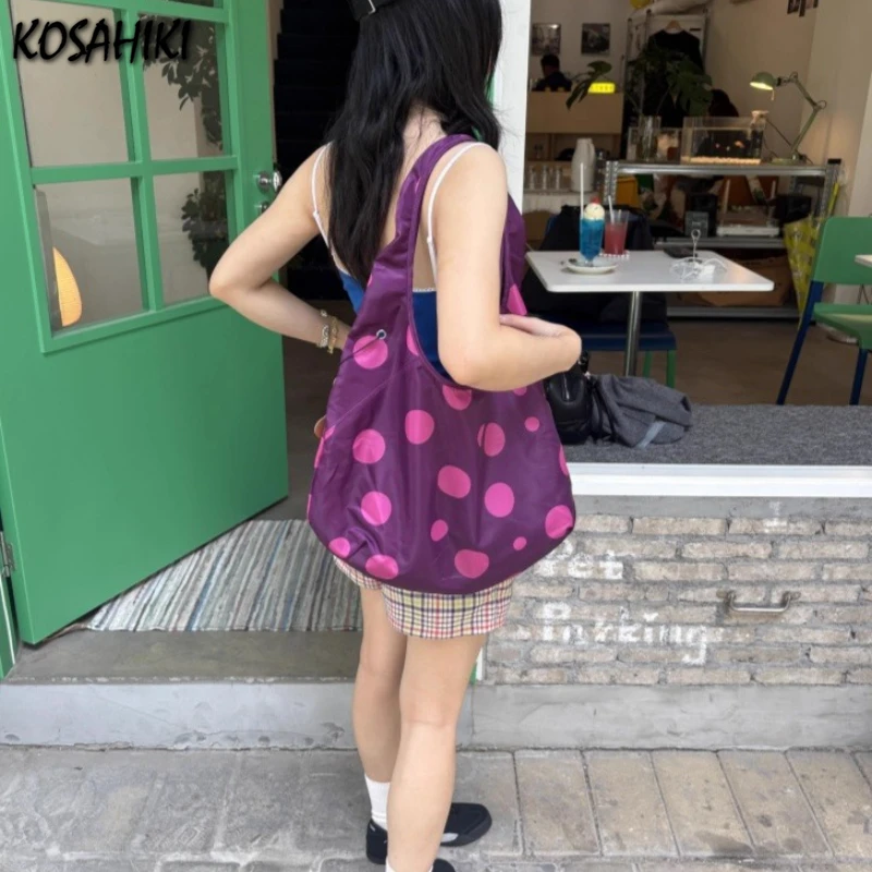 High-capacity Grunge Y2k Aesthetic Women's Handbags Vintage Harajuku Dots Underarm Bag Streetwear All Match Casual Shoulder Bags
High-capacity Grunge Y2k Aesthetic Women's Handbags Vintage Harajuku Dots Underarm Bag Streetwear All Match Casual Shoulder Bags