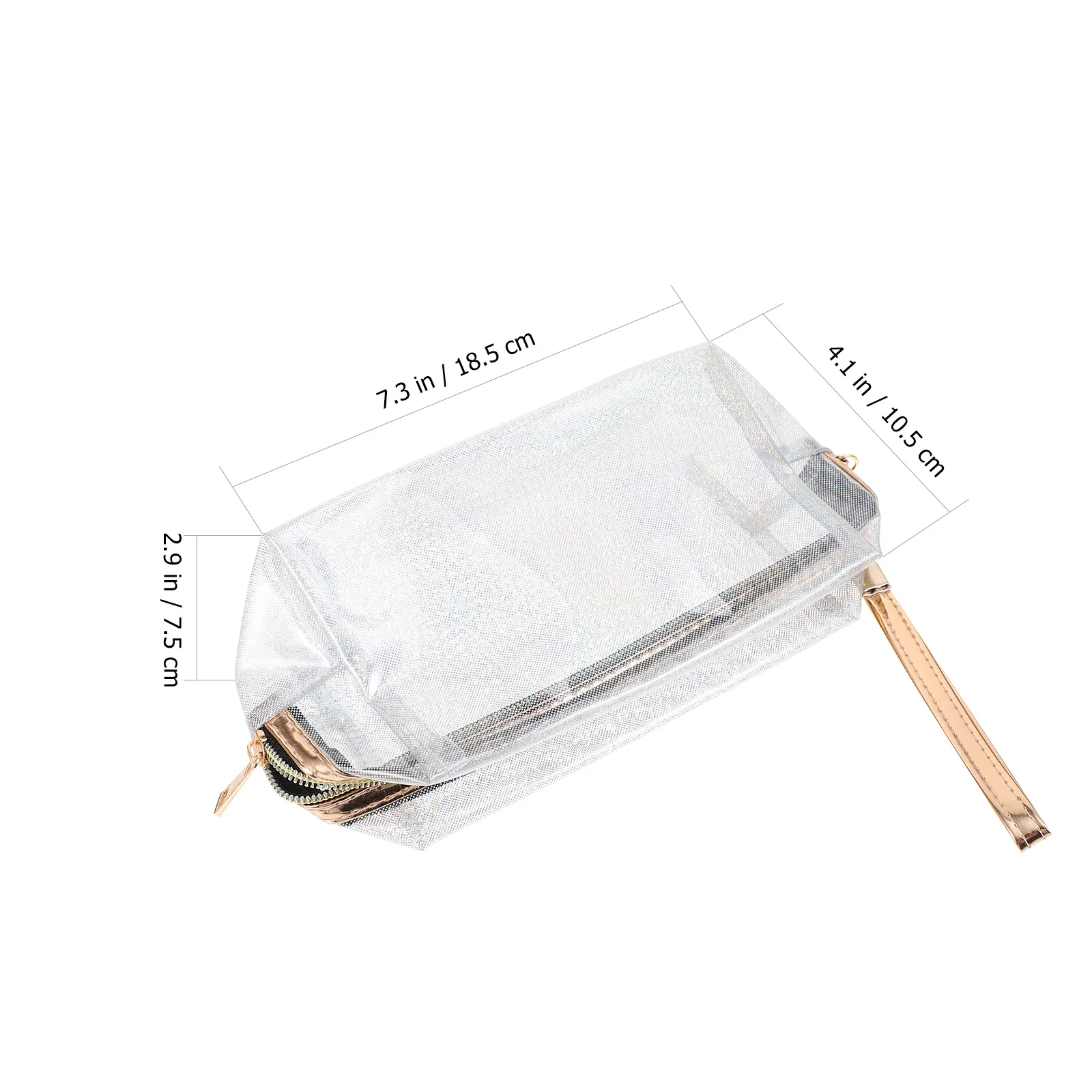 2Pcs Transparent Travel Bag Silver Glitter Pouch Waterproof Makeup Organizer Bag Transparent Toiletries Pouch
2Pcs Transparent Travel Bag Silver Glitter Pouch Waterproof Makeup Organizer Bag Transparent Toiletries Pouch