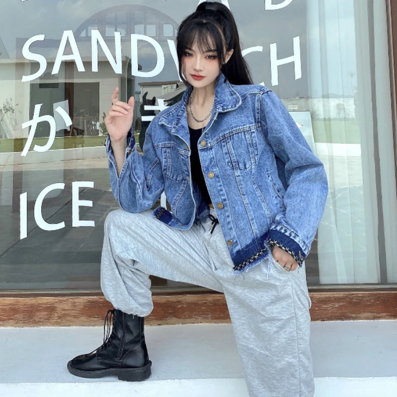 Базовые куртки женские лоскутные дизайны корейский стиль колледж весна осень джинсовая одежда новый ретро досуг популярная уличная одежда Ins
Базовые куртки женские лоскутные дизайны корейский стиль колледж весна осень джинсовая одежда новый ретро досуг популярная уличная одежда Ins