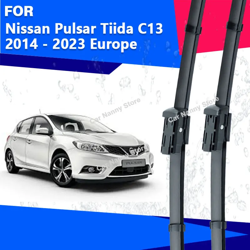 Front Windshield Windscreen Blades for Nissan Pulsar Tiida C13 2014-2023 Europe Car Wipers Windshield Accessories 2015 2016 2017
Front Windshield Windscreen Blades for Nissan Pulsar Tiida C13 2014-2023 Europe Car Wipers Windshield Accessories 2015 2016 2017