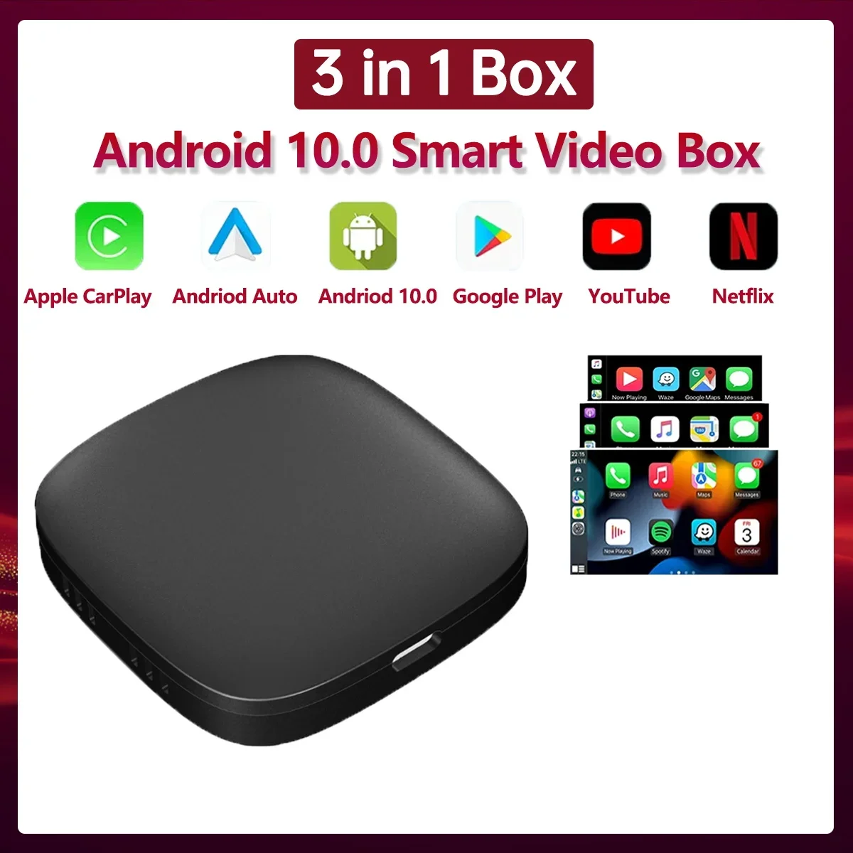2 + 32G Android 10.0 CarPlay Android Auto Ai Box 2G + 16G Smart Video Box Адаптер WiFi BT Mini Dongle для Youtube Nexflit Smart Ai
2 + 32G Android 10.0 CarPlay Android Auto Ai Box 2G + 16G Smart Video Box Адаптер WiFi BT Mini Dongle для Youtube Nexflit Smart Ai