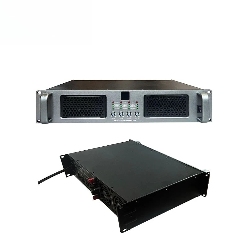 Amplifier Professional 4-Channel Audio Power Amplifier for Stage Concerts
Amplifier Professional 4-Channel Audio Power Amplifier for Stage Concerts