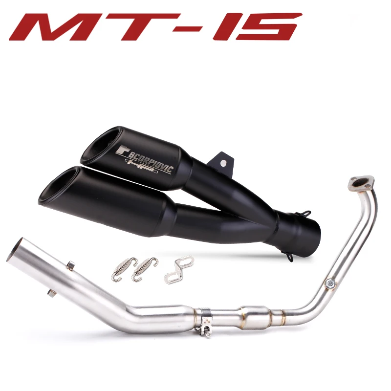 MT15 R15 V3 V4 Motorcycle Exhaust Full Systems Stainless Steel Pipe Header Pipe For MT15 R15 V3 V4 2017-2023 Years
MT15 R15 V3 V4 Motorcycle Exhaust Full Systems Stainless Steel Pipe Header Pipe For MT15 R15 V3 V4 2017-2023 Years
