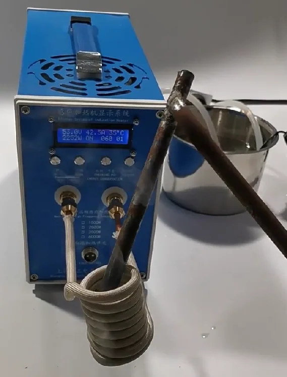 220V High-Frequency Induction Heater - Compact Metal Heating System for Quenching, Annealing & Casting
220V High-Frequency Induction Heater - Compact Metal Heating System for Quenching, Annealing & Casting