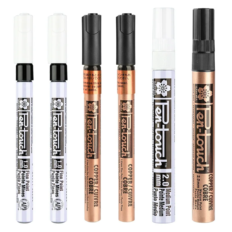 Japan Sakura Paint Pen Silver Gold-painted Star Signature Pen Gold Highlight Metal Copper White Scratch Color 1PC
Japan Sakura Paint Pen Silver Gold-painted Star Signature Pen Gold Highlight Metal Copper White Scratch Color 1PC