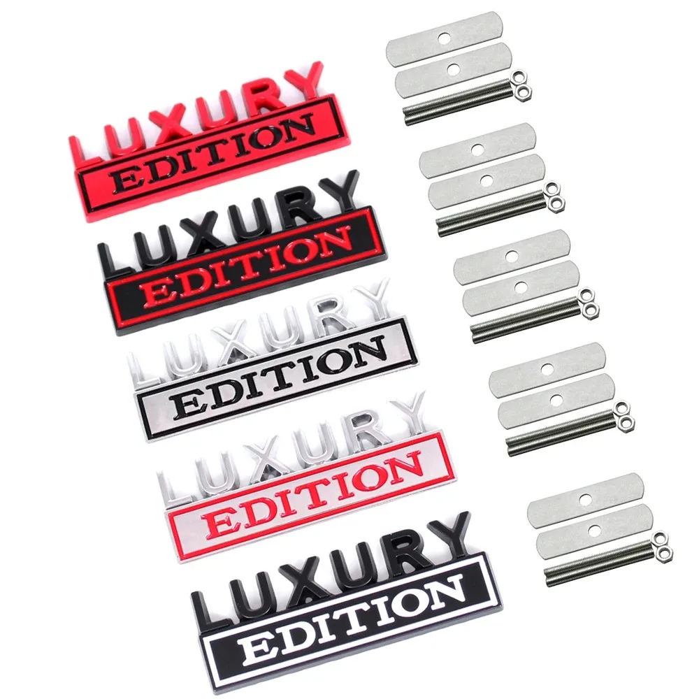 1 Piece Aluminum Alloy LUXURY EDITION Front Bumper Grille Emblem Car Sticker Accessories
1 Piece Aluminum Alloy LUXURY EDITION Front Bumper Grille Emblem Car Sticker Accessories