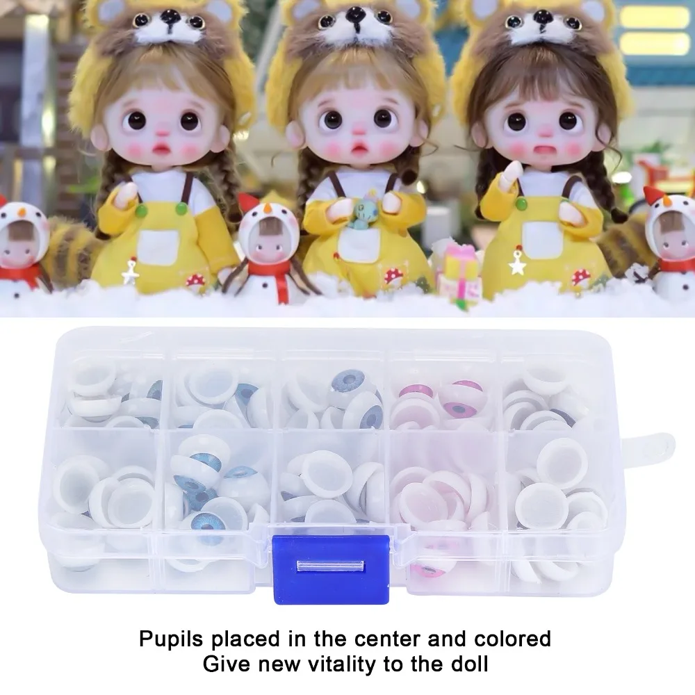 100pcs Accessories Half Round Eyeballs Colorful Resin Plastic Eyes Plastic Colorful Eyes DIY Craft Projects
100pcs Accessories Half Round Eyeballs Colorful Resin Plastic Eyes Plastic Colorful Eyes DIY Craft Projects