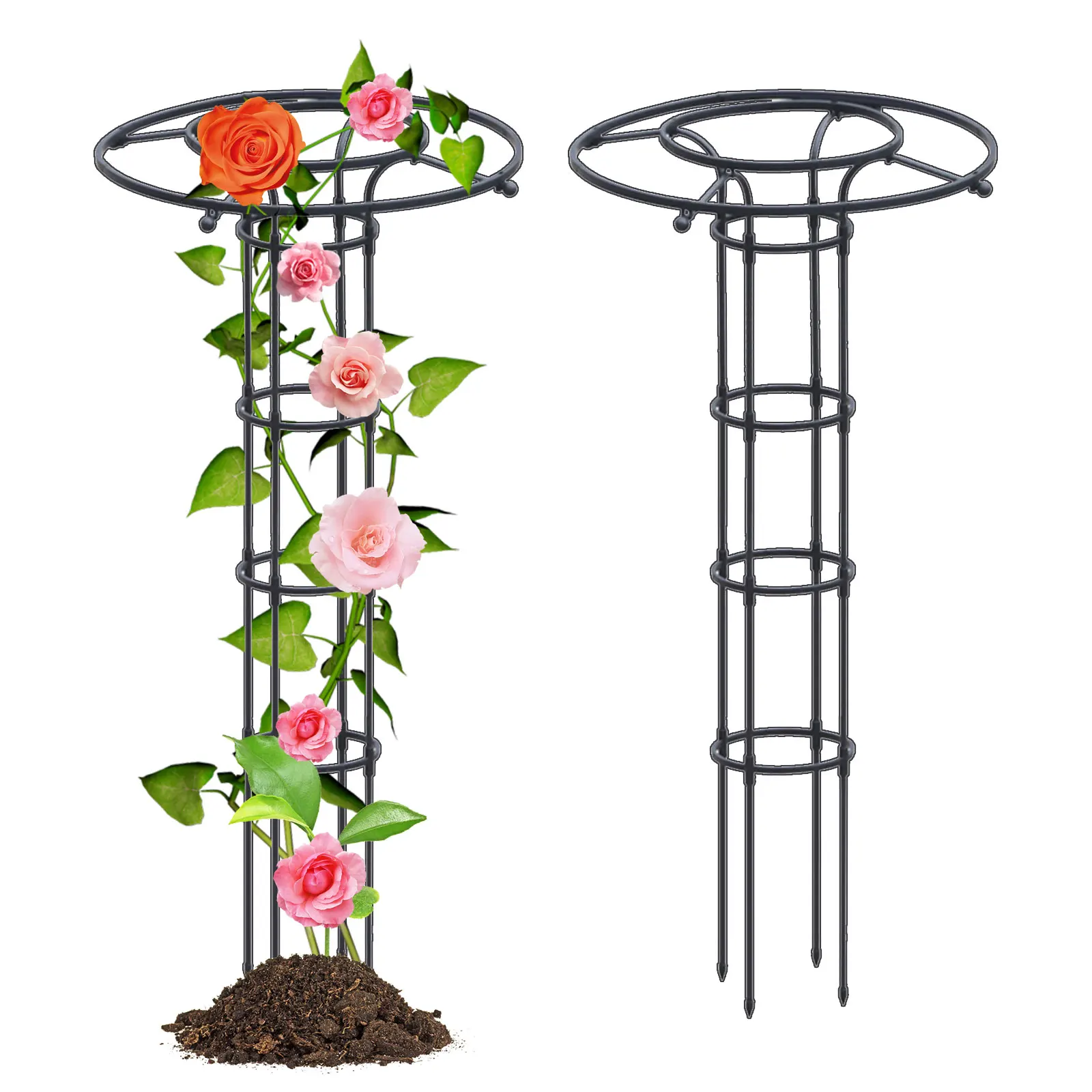 Mushroom Top Garden Trellis Sturdy Plant Support Frame for Potted Climbing Plants Vines Roses Clematis Vegetables Outdoor Decor
Mushroom Top Garden Trellis Sturdy Plant Support Frame for Potted Climbing Plants Vines Roses Clematis Vegetables Outdoor Decor