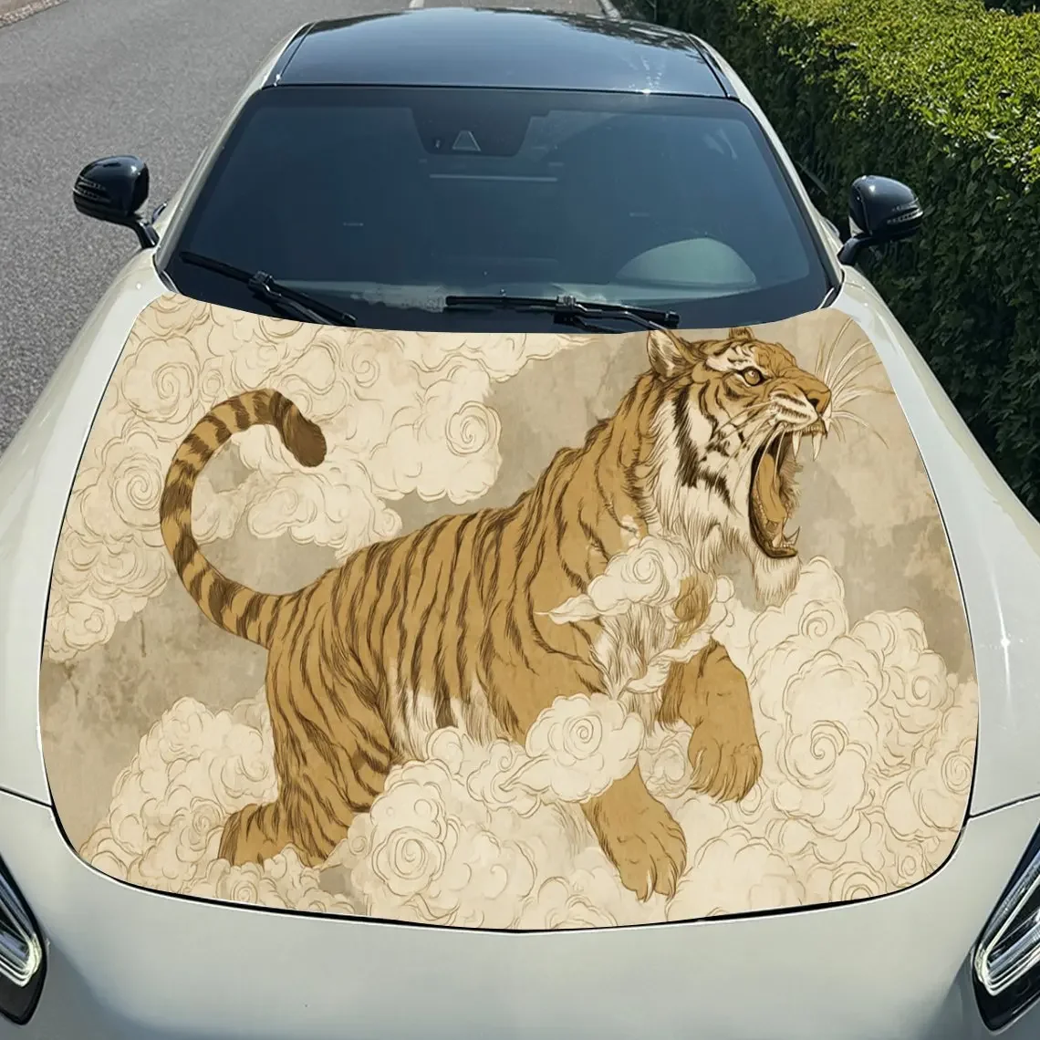 Tiger Jump Cloud Car Hood Sticker PVC Self Waterproof Stick, Striking Auto Exterior Accessories Decor Protect Gift for Car Lover
Tiger Jump Cloud Car Hood Sticker PVC Self Waterproof Stick, Striking Auto Exterior Accessories Decor Protect Gift for Car Lover