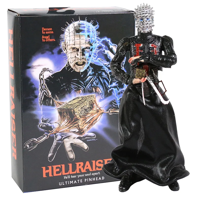 Фигурка героя Neca Hellraiser Ultimate Pinhead, модель ужаса, кукла, игрушка для детей, подарки на Хэллоуин
Фигурка героя Neca Hellraiser Ultimate Pinhead, модель ужаса, кукла, игрушка для детей, подарки на Хэллоуин