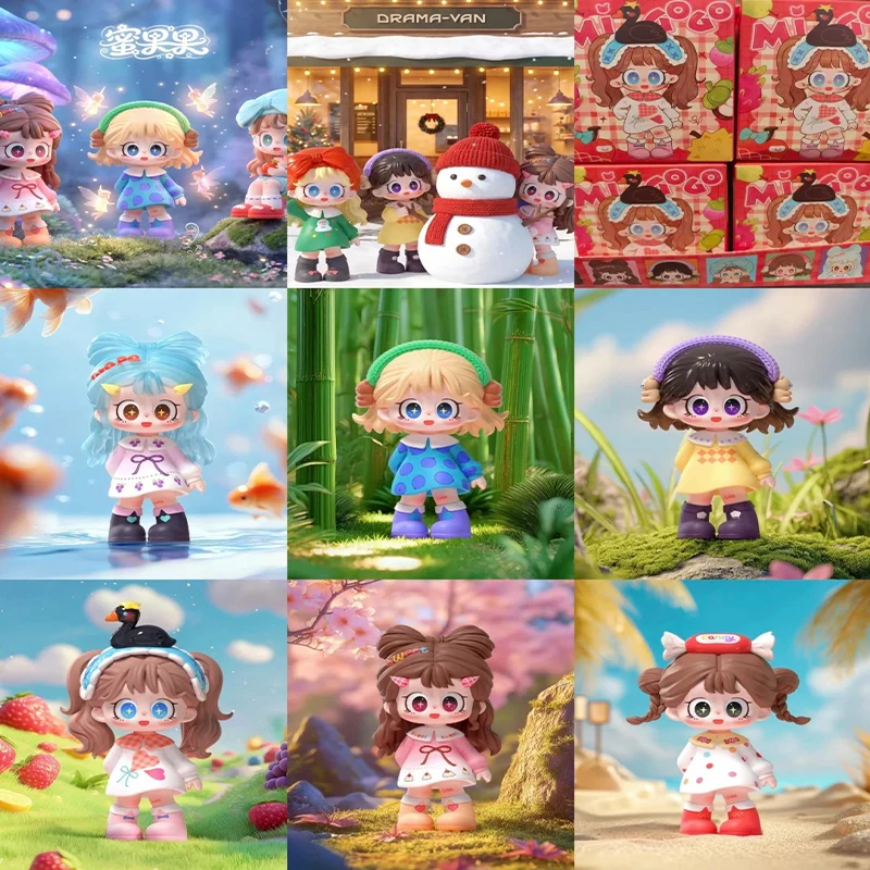 Подлинная мини-серия Milay Migogo, слепая коробка, милая коллекция фигурок, украшение для рабочего стола, модный тренд, игрушки-сюрпризы, подарок для девочек
Подлинная мини-серия Milay Migogo, слепая коробка, милая коллекция фигурок, украшение для рабочего стола, модный тренд, игрушки-сюрпризы, подарок для девочек