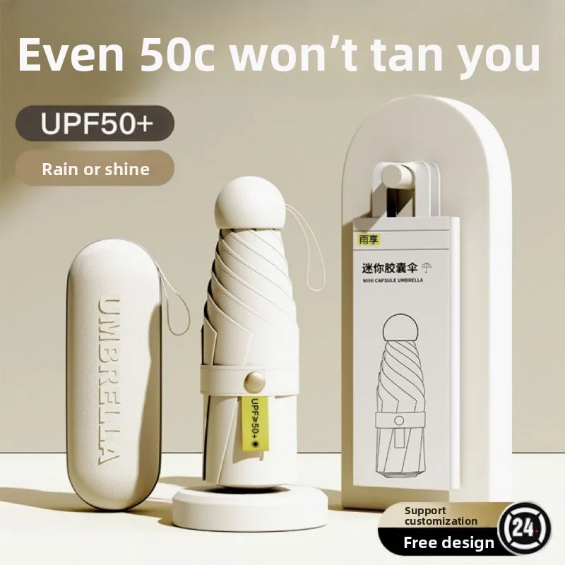 Новый мини-зонт-капсула складной UPF50+ портативный от солнца и дождя, двойного назначения, с виниловым покрытием, для путешествий и активного отдыха
Новый мини-зонт-капсула складной UPF50+ портативный от солнца и дождя, двойного назначения, с виниловым покрытием, для путешествий и активного отдыха