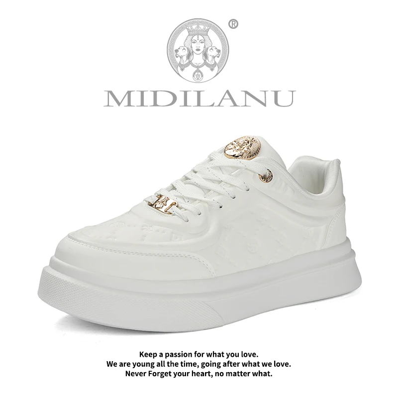 Men's White Leather Casual Sneakers Luxury Designer Style Lightweight Non-slip Lace-Up Walking Shoes Male Daily Footwear
Men's White Leather Casual Sneakers Luxury Designer Style Lightweight Non-slip Lace-Up Walking Shoes Male Daily Footwear