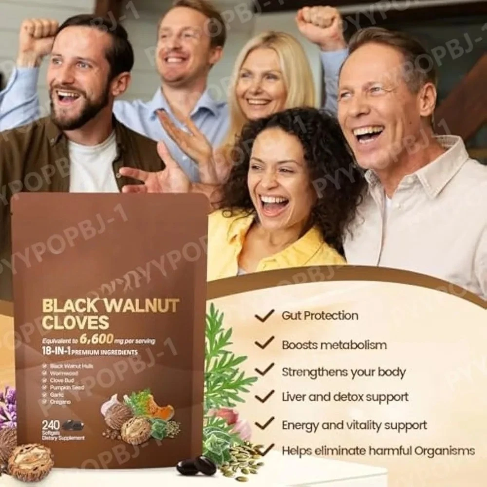 6600mg Black Walnut Cleanse Detox Intestinal Guard Supplement for Humans 18-in-1 Herbal Blend with Pumpkin Seed Cinnamon
6600mg Black Walnut Cleanse Detox Intestinal Guard Supplement for Humans 18-in-1 Herbal Blend with Pumpkin Seed Cinnamon