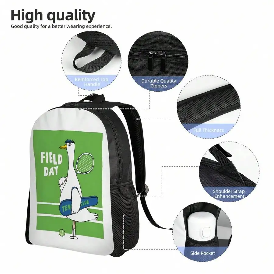 Lightweight Tennis Backpack With Zipper Closure, Reinforced Handle And Side Pocket For Adults
Lightweight Tennis Backpack With Zipper Closure, Reinforced Handle And Side Pocket For Adults