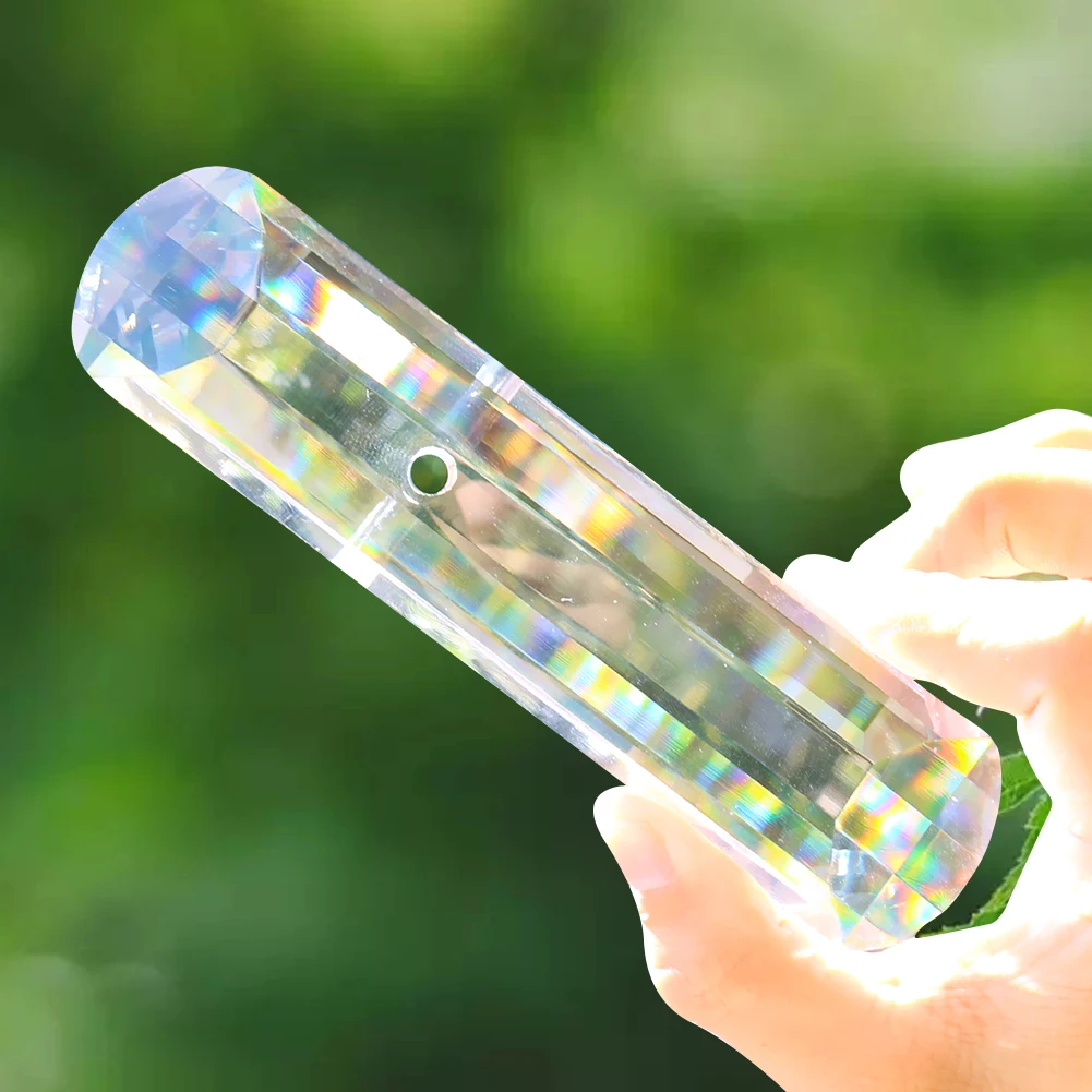 Transparent Faceted Prism Double Pointed Slender Crystal Mesoporous Pendant Shining Diamond Sun Catcher Chandelier Hanging Decor
Transparent Faceted Prism Double Pointed Slender Crystal Mesoporous Pendant Shining Diamond Sun Catcher Chandelier Hanging Decor