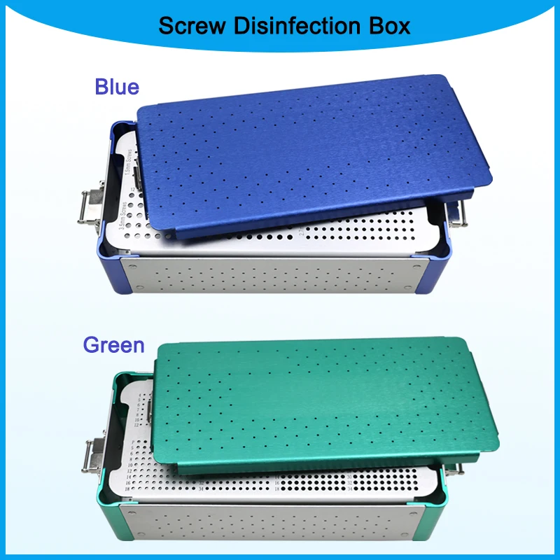 Orthopedic Screw Box Animal Orthopaedic Tray with Screw Rack Aluminum Sterilization Tray Pet Orthopedic Instruments
Orthopedic Screw Box Animal Orthopaedic Tray with Screw Rack Aluminum Sterilization Tray Pet Orthopedic Instruments