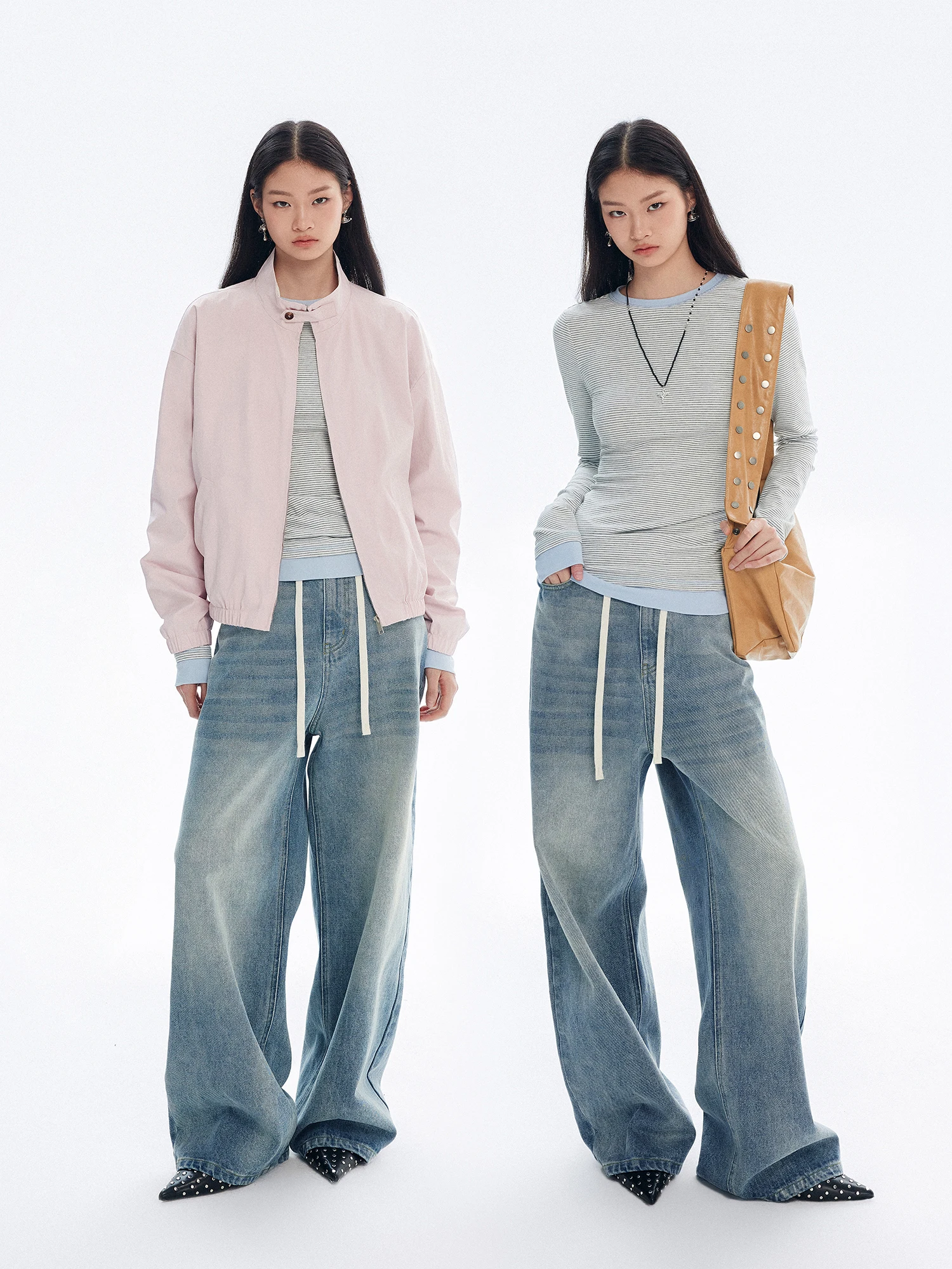 MOLY CHO Vintage Waed Distred Denim Pants Women's Dstring Wide Leg Floor-Length Casual Cotton Straight Tube Trousers
MOLY CHO Vintage Waed Distred Denim Pants Women's Dstring Wide Leg Floor-Length Casual Cotton Straight Tube Trousers