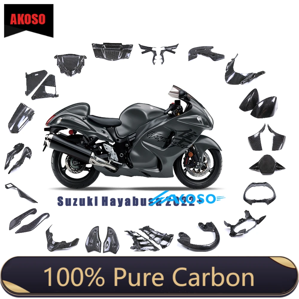 100% Full Dry Carbon Fiber Motorcycle Fairings accesorios motocicletas Kits Modification For Suzuki Hayabusa GSX1300R 2023 2024
100% Full Dry Carbon Fiber Motorcycle Fairings accesorios motocicletas Kits Modification For Suzuki Hayabusa GSX1300R 2023 2024