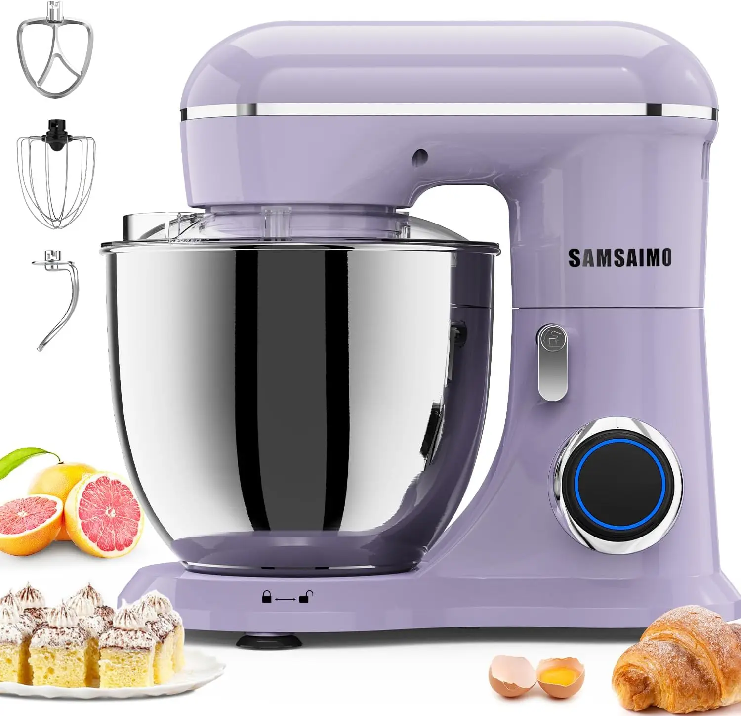 Factory Price 3-IN-1 Electric Stand Mixer, 660W 10-Speed With Pulse Button, Attachments include 6.5QT Bowl, Dough Hook, Beater,
Factory Price 3-IN-1 Electric Stand Mixer, 660W 10-Speed With Pulse Button, Attachments include 6.5QT Bowl, Dough Hook, Beater,