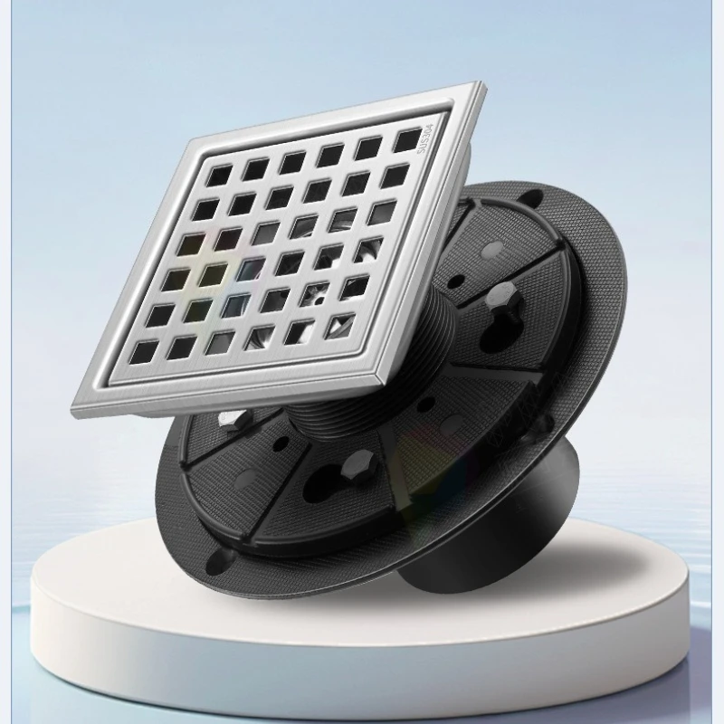 American flange square floor drain 15x15cm 304 stainless steel floor drain, kitchen square deodorant floor drain
American flange square floor drain 15x15cm 304 stainless steel floor drain, kitchen square deodorant floor drain