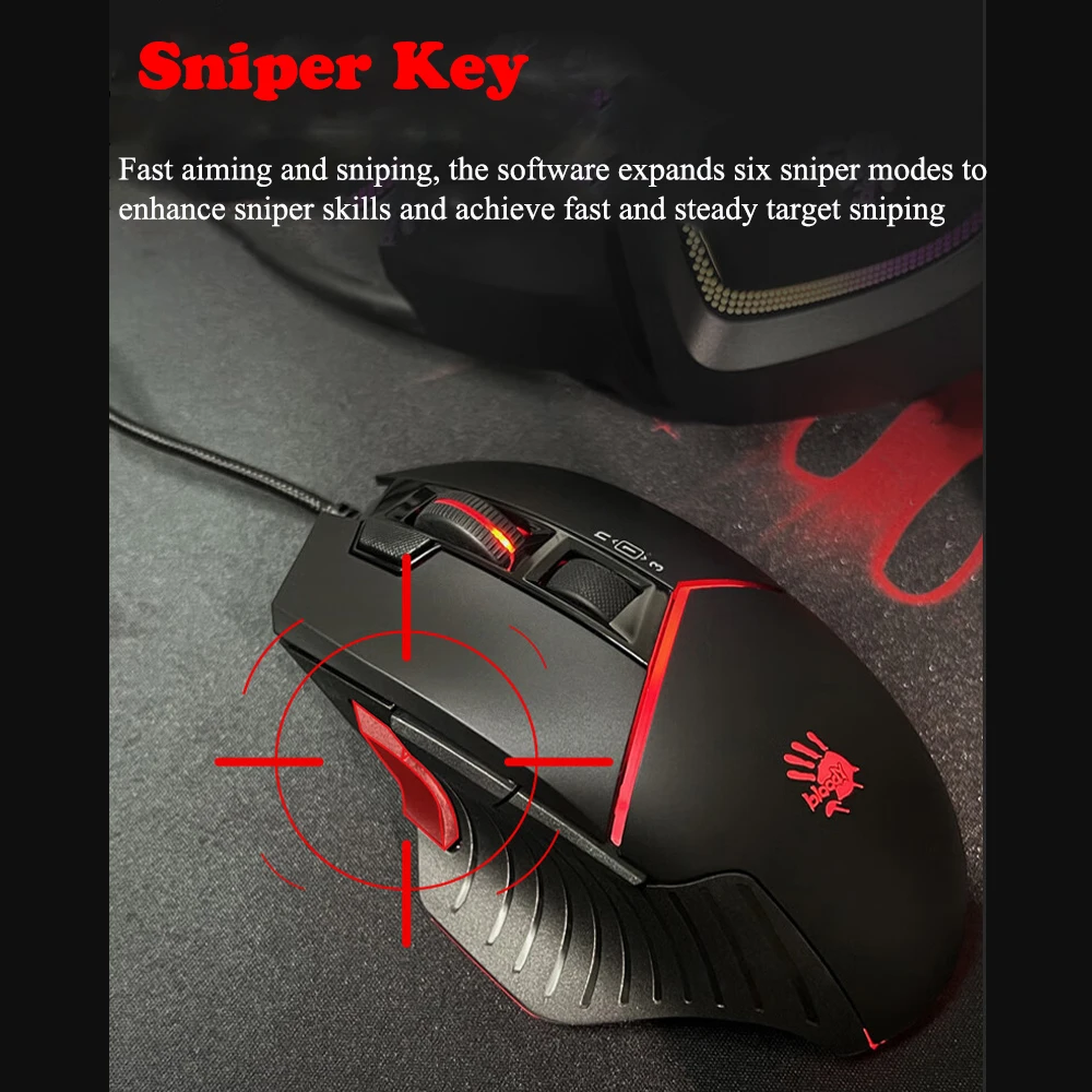  Игровая мышь для кровавой проводной программирования макросов, настольная компьютерная игровая мышь для ноутбука W95Max
Игровая мышь для кровавой проводной программирования макросов, настольная компьютерная игровая мышь для ноутбука W95Max